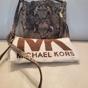 Michael Kors Snakeskin Crossbody Bag with dust bag